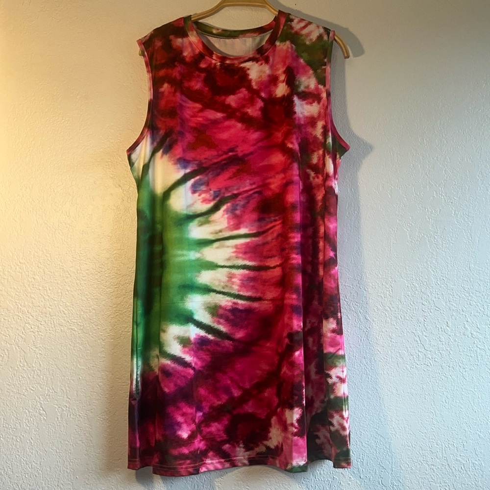 L & XXL Tie Dye Dress